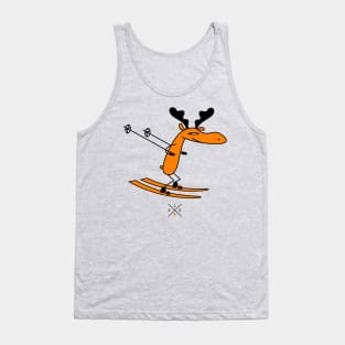 Skier moose Tank Top